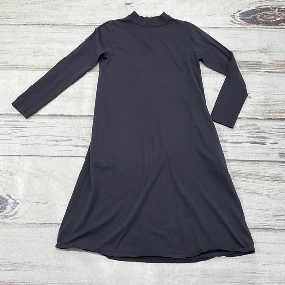 Filosofia Dress Mock Turtleneck Midi Long Sleeve Dark Grey Size Small - Picture 11 of 16